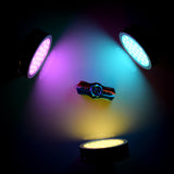 R1 RGB Round LED Light with Rechargeable Battery