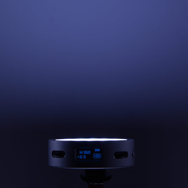 Godox R1 RGB LED Video Light, Round Full Color Camera Video Light