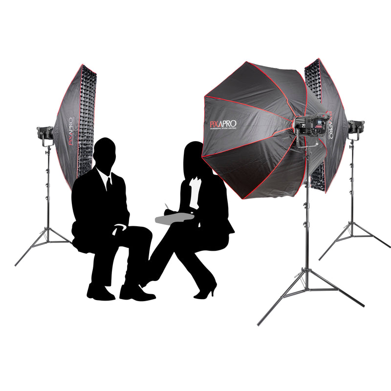 LED200D MKIII Multi-Person Interview Lighting Kit - CLEARANCE