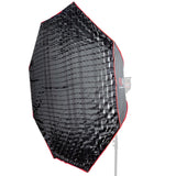 30x140cm (11.8"X55.1") Quick Installation Strip Umbrella Softbox With 4cm Grid