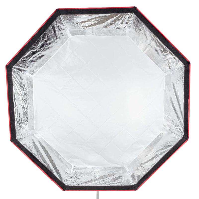Octagonal Easy assembly Softbox with Light-Efficient Diffusion Material with removable 40mmx40mm honeycomb grid to reduce the spread of light