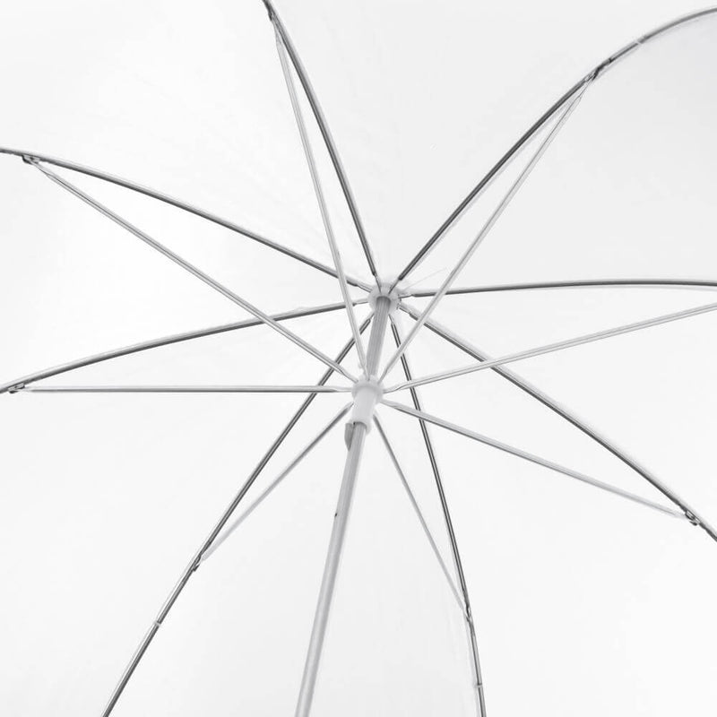 40" (101.6cm)High-Quality Translucent White Umbrella (Qty 5)