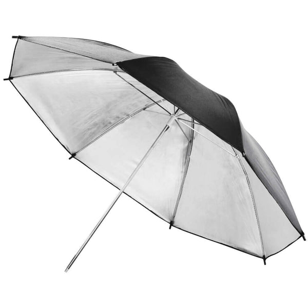 40" (101.6cm) Black/Silver Umbrella (Qty 5)