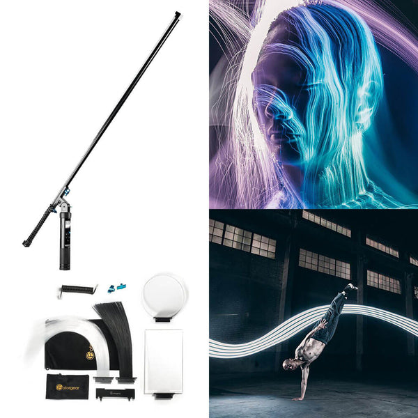 Magilight LED Light Painting Stick & Lithub 2+2 Set By Fotorgear