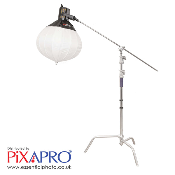 VL150II 165W LED Video Light with Collapsible Diffuser Ball & C-stand - CLEARANCE