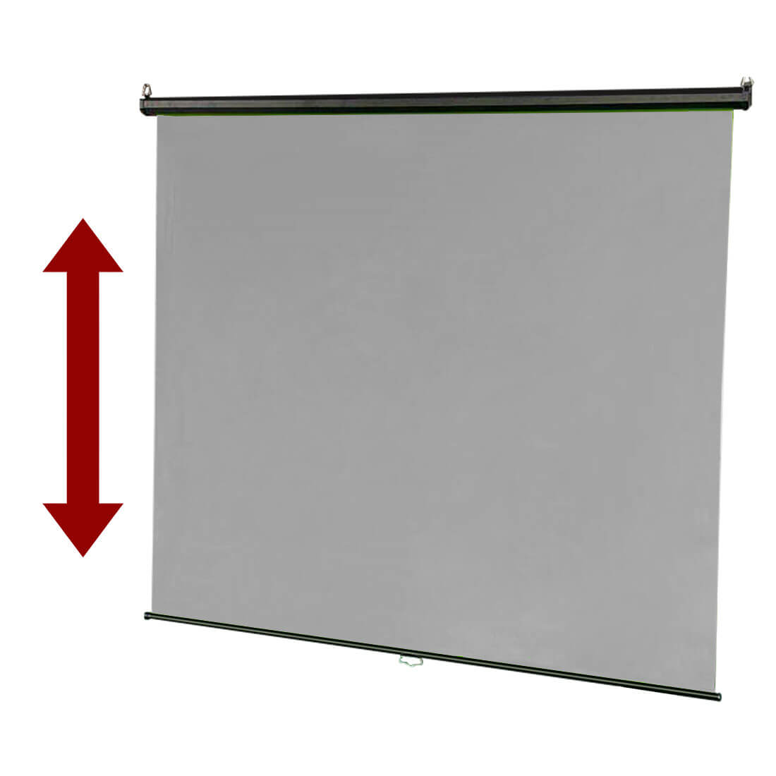 1.8x2m Wall-Mounted Crease-Free Foldaway Background (Grey)