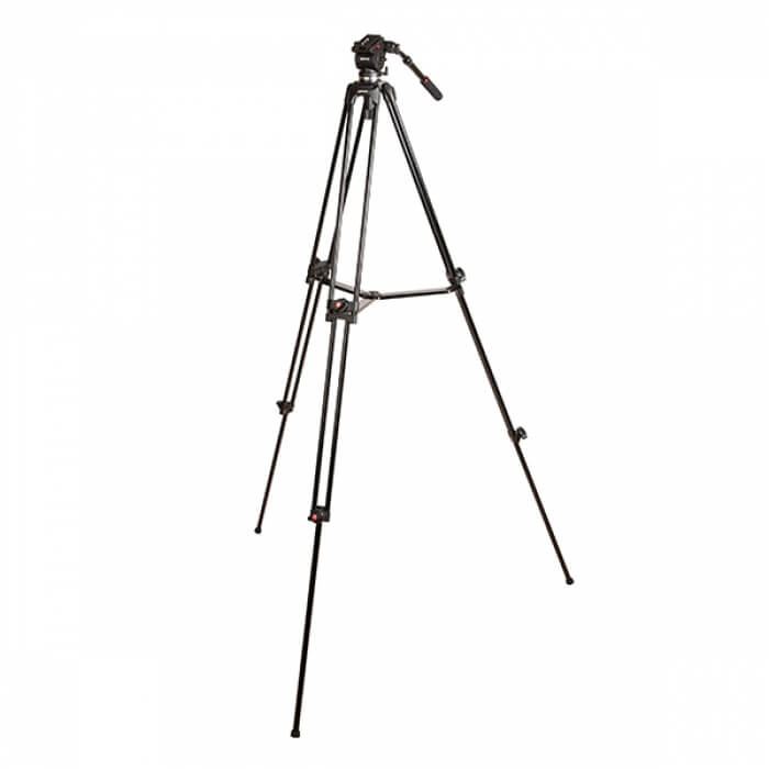 KENRO Twin Tube Aluminium Video Tripod Fluid Head Kit 