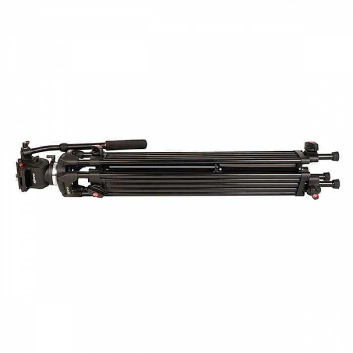 KENRO Twin Tube Aluminium Video Tripod Fluid Head Kit for Easy to Storage
