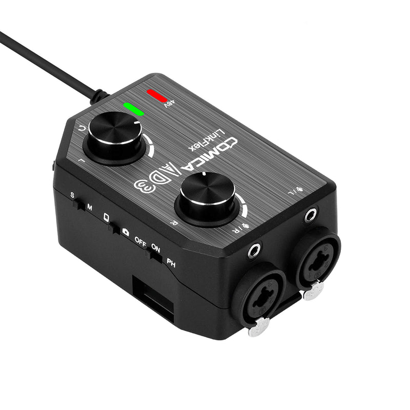 Linkflex AD3 Dual-Channel Micro Preamp for camera & smartphone