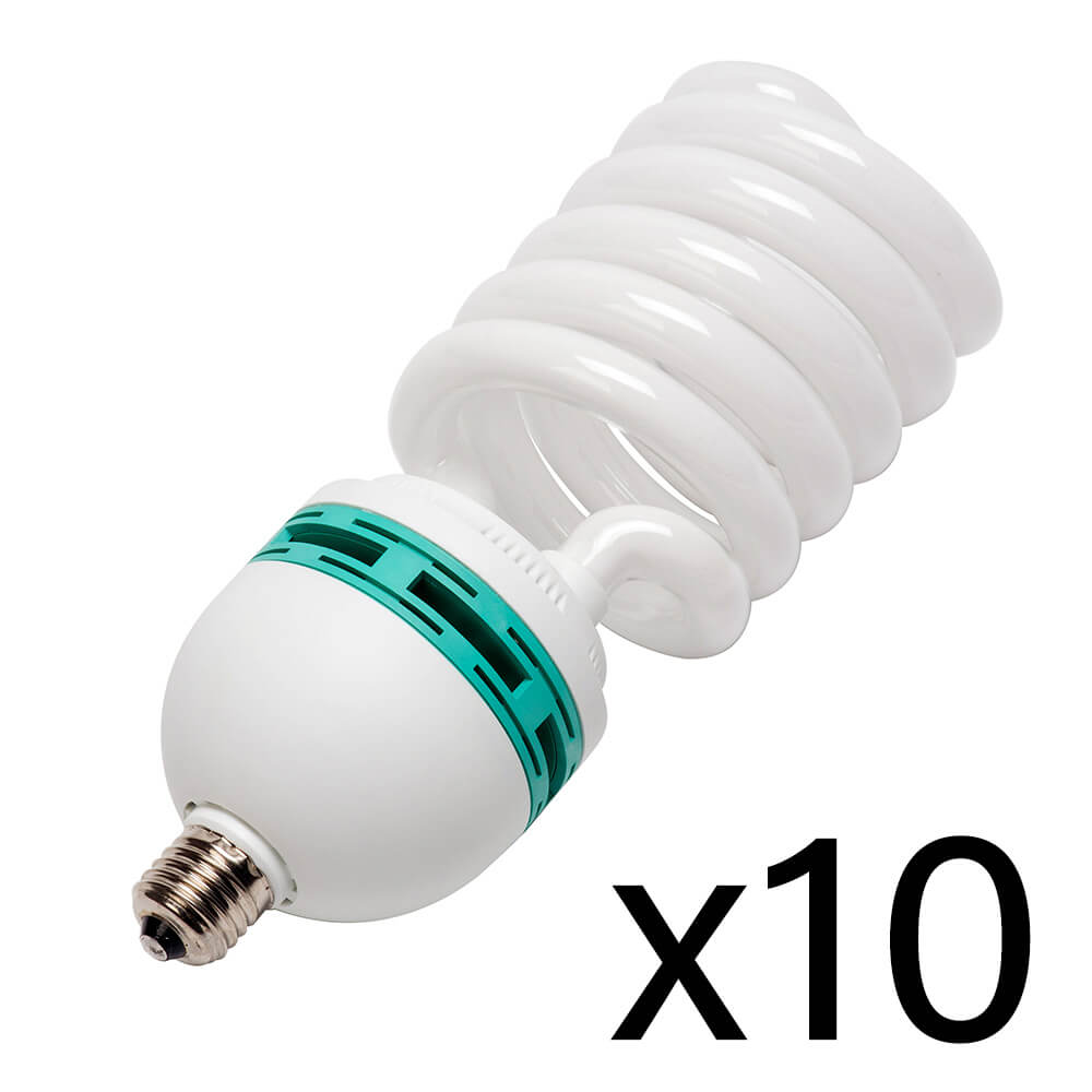 10x Replacement/Spare 85w CFL Bulb (E27 Fitting)