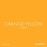 1.35m x 10m Orange-Yellow High-Quality Seamless Paper Creative Background Kit By PixaPro