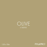 1.35m x 10m Olive High-Quality Seamless Paper Creative Background Kit By PixaPro
