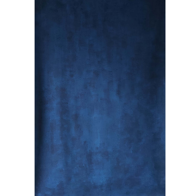 Hand-Dyed Sapphire Blue Canvas Studio Backdrop (2 x 3m) 