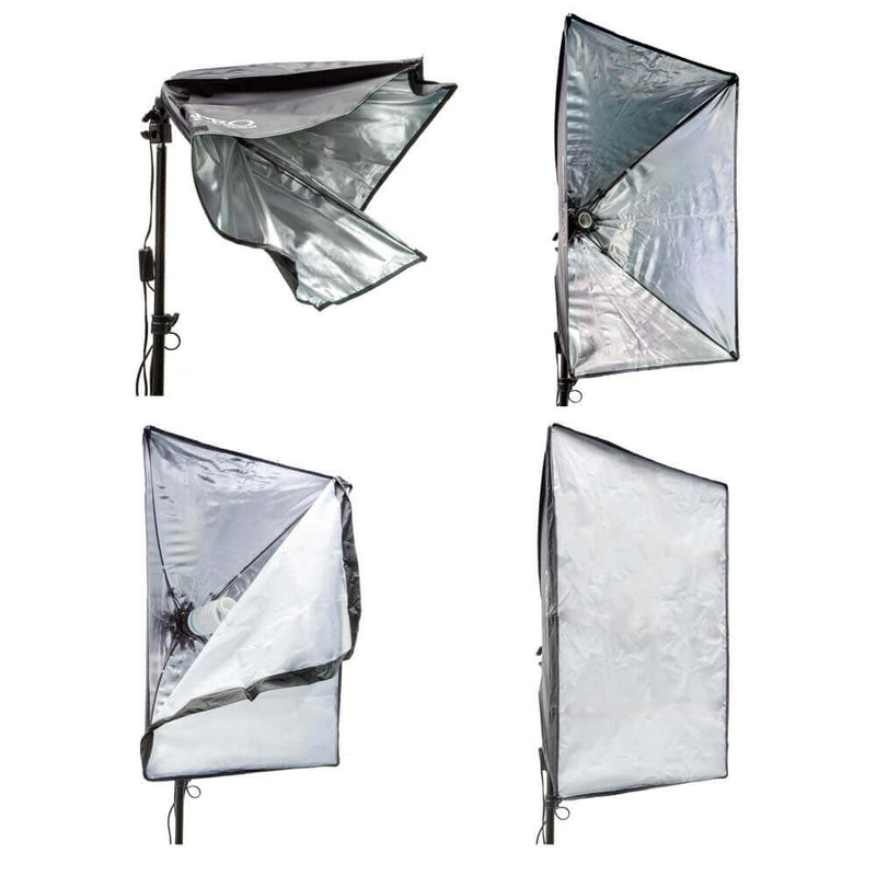 EzyLite Five Head Lightweight and Poratble Continuous Lighting kit