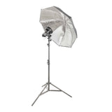 GIO1 Portable Flash Speedlite Umbrella (Black/Silver) Lighting Kit