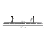Heavy Duty Wall-Mountable Light Stand Holder for up to 8 Stands