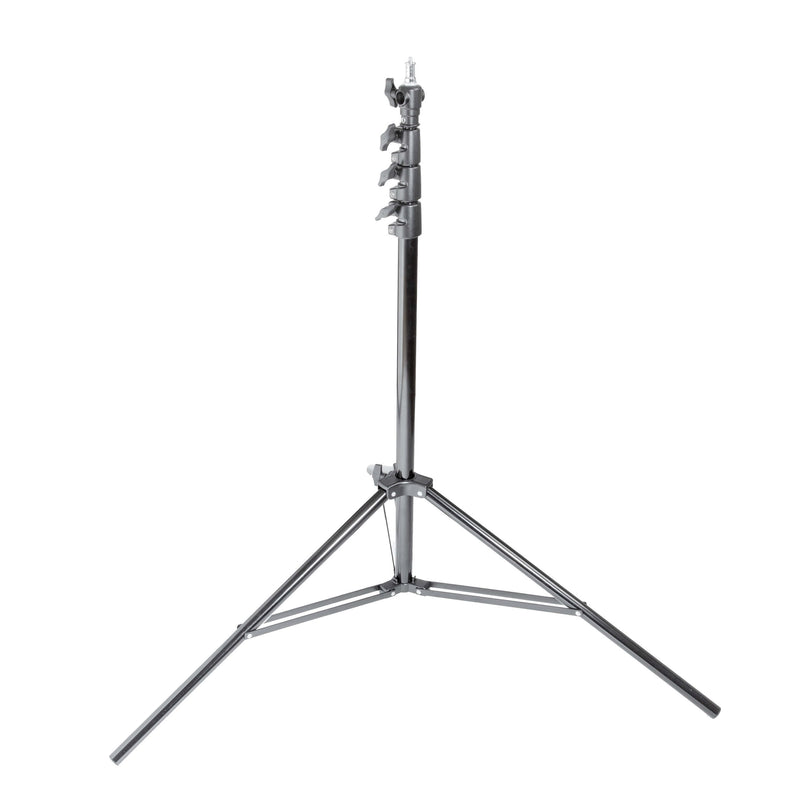 PIXAPRO 240cm Air Cushioned Studio Light Stand 4 Spigot Mount with Interchangeable Spigot Mount 