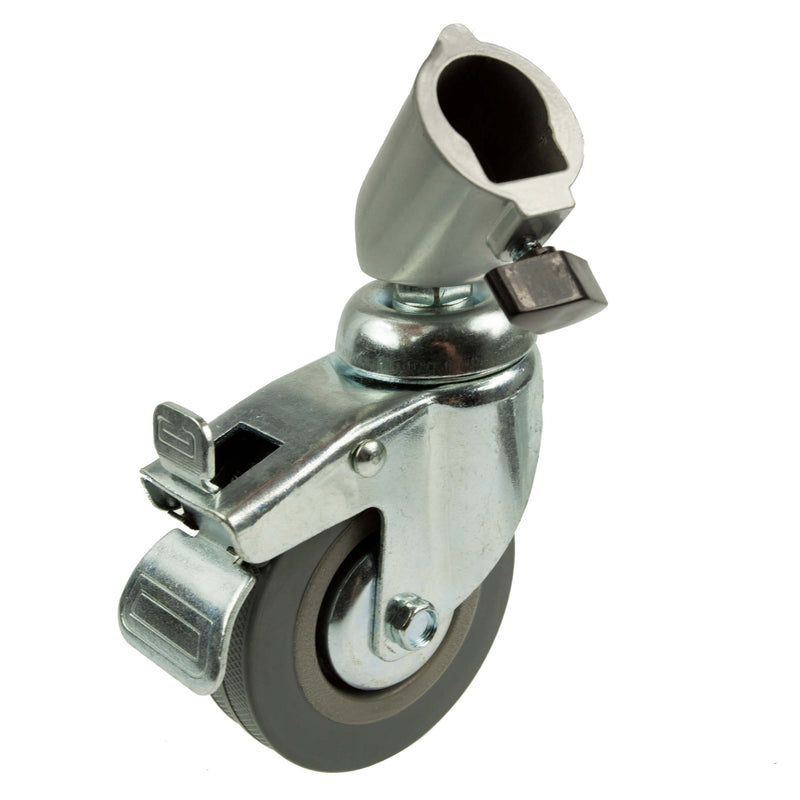 Pixapro® set of three metal locking caster wheels