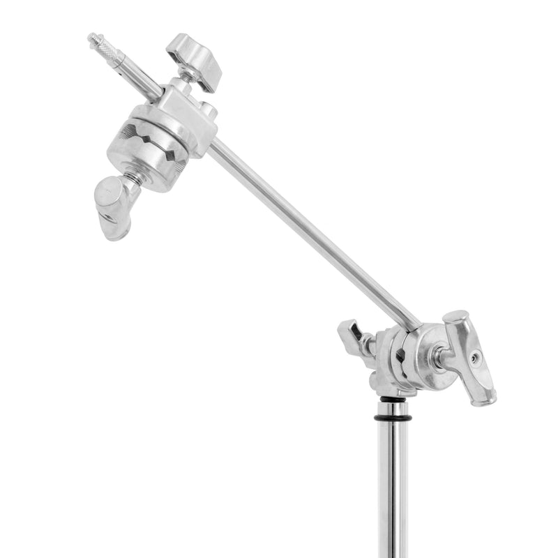 20" Robust Stainless-Steel C-Stand with detachable Turtle base Grip & Arm Set Steel  