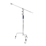 3m Telescopic Turtle-Based C-Stand with Boom & Caster Wheels