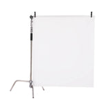 1.2m x 18m (47.2"x 59ft) Diffusion Paper with C-Stand Boom & A-Clamps