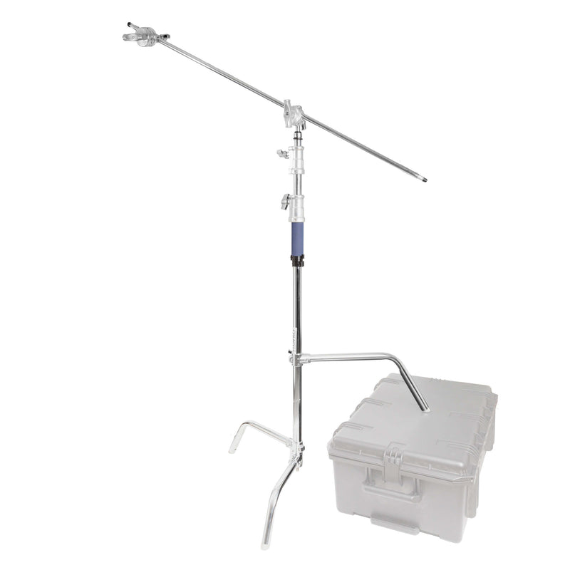 300cm C-Stand With 50 Inch Boom Arm Set And Adjustable Legs