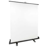 1.8x2m Wall & Ceiling Mounted Crease-Free Polyester Backdrop (White)