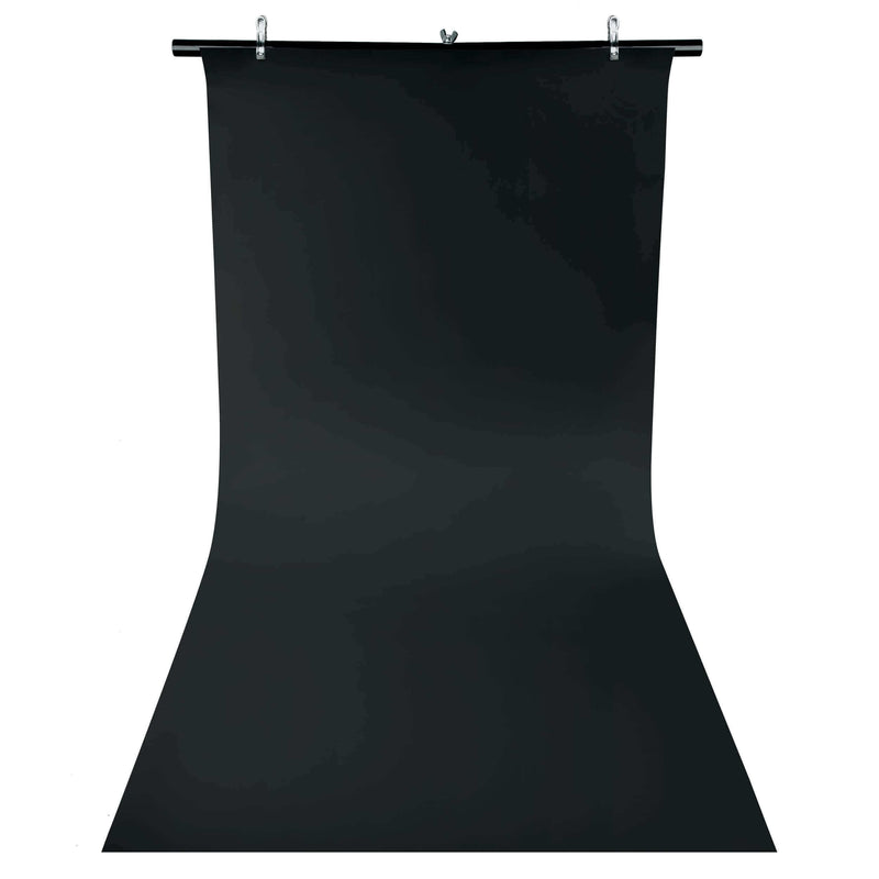 Table Top Background Stand with Black & White PVC Background