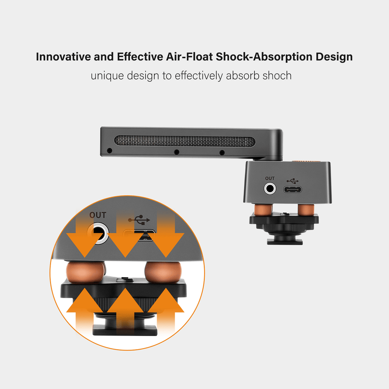  Audio Traxshot Transformable Camera-Mount Shotgun Microphone 