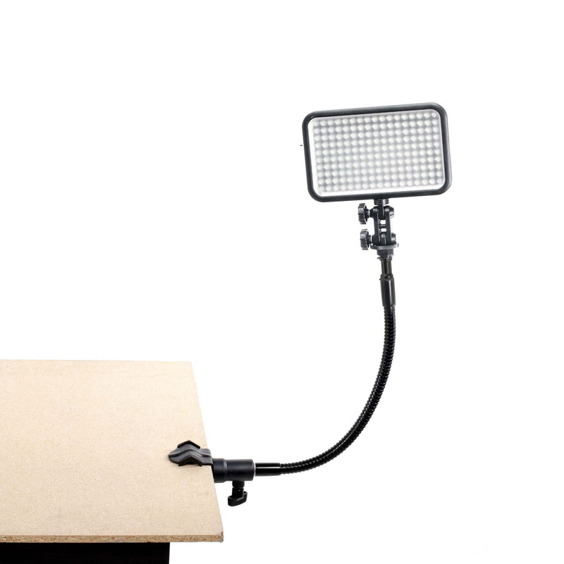 LED170 Studio Mini LED Panel Flexi-Arm & C-Clamp Kit - PixaPro 