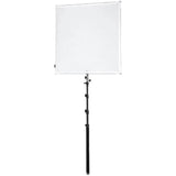 90x90cm (35.4x35.4") Foldable Reflector Panel And Diffuser Panel Kit With Boom Handle & Carry Bag