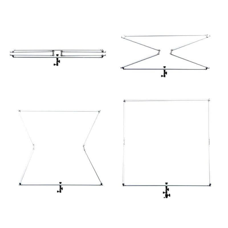 90x90cm (35.4inx35.4in) Collapsible Flat Panel Diffuser with C-Stand & Boom Arm