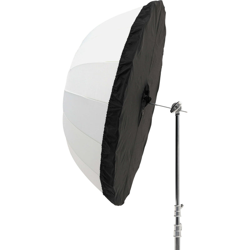 Parabolic Shoot-Through Umbrella with Removable Black/Silver Cover