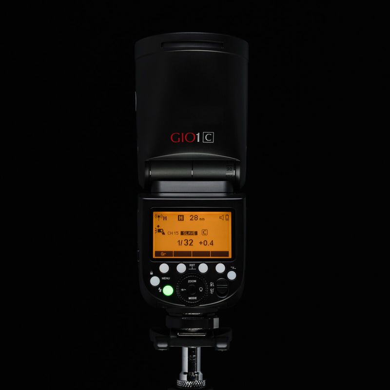 GIO1 (V1) 2.4GHz Round-Head TTL & HSS Speedlite with Rechargeable Battery 
