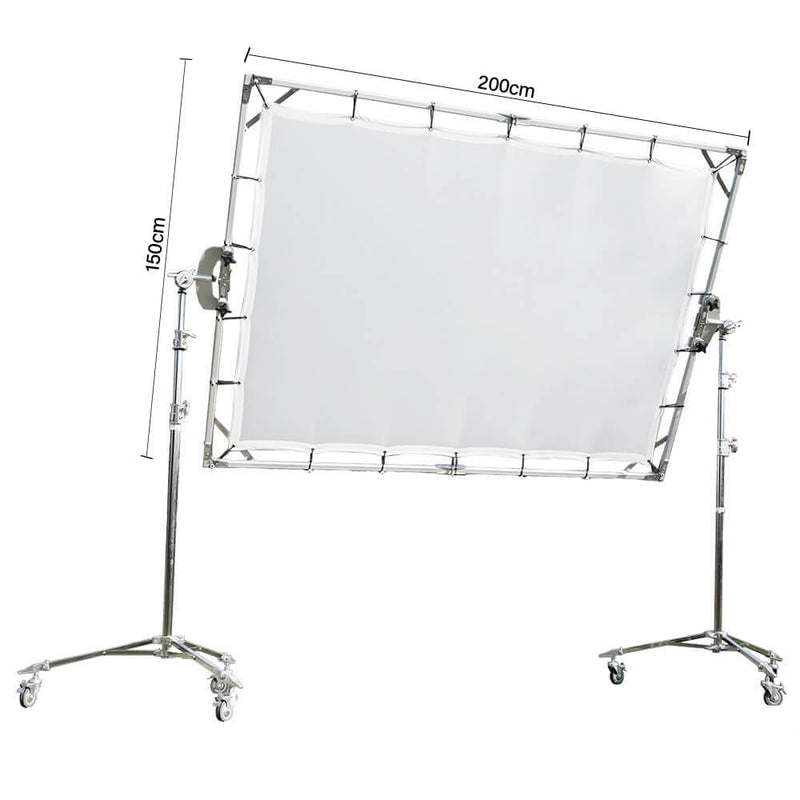 150x200cm Butterfly Frame Diffuser Panel & Light Stands - PixaPro 