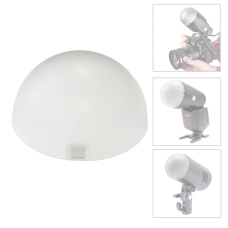 Magnetic Round-Head Omni-Directional Diffuser Dome By PixaPro 