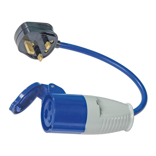16A CEE 3-PIN Fly Lead Converter Cable with 3-Pin Power Socket
