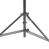 300cm Air Cushioned Master Light Stand Black with 1/4" and 3/8" Spigot