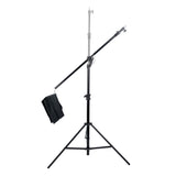 300cm Air Cushioned Master Black Light Stand 1/4" And 3/8" Spigot