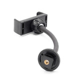 Rotatable Gooseneck Smart Phone Bracket with Hot Shoe Connector 