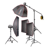 LUMI400II Studio LED Flash Strobe Light Fashion Photography Kit
