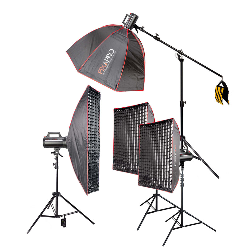 LUMI400II Studio LED Flash Strobe Light Fashion Photography Kit