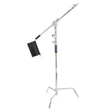 90x90cm (35.4inx35.4in) Foldable Scrim Diffuser With C-Stand And Boom Arm