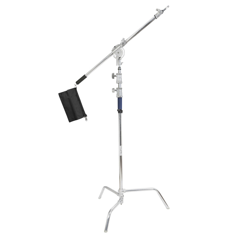 90x90cm (35.4inx35.4in) Foldable Scrim Diffuser With C-Stand And Boom Arm