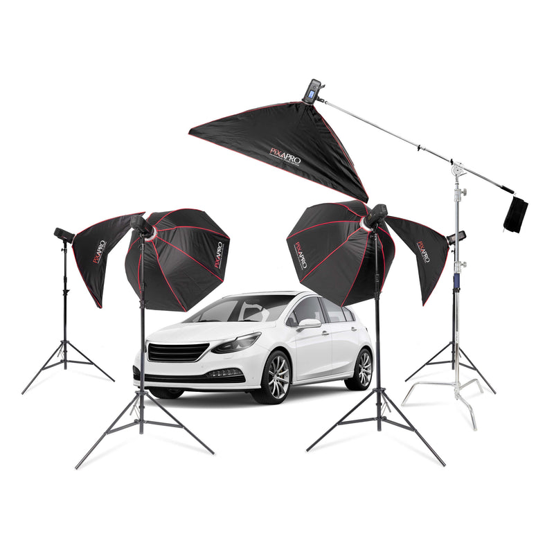 CITI600Pro Complete Cordless Automobile Photography Lighting Kit