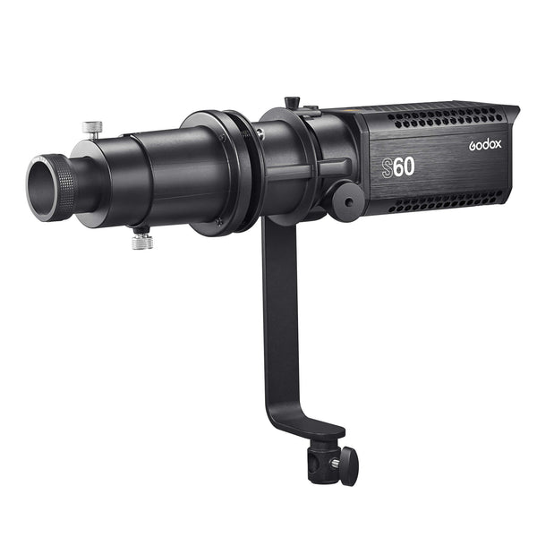 S60D 60W Daylight-balanced Focusable LED Light with Light Projector