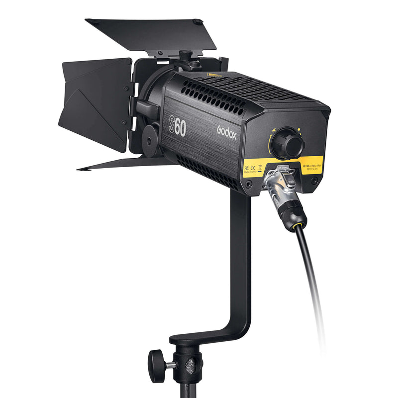 S60D 60W Daylight-balanced Focusable LED Light with Light Projector