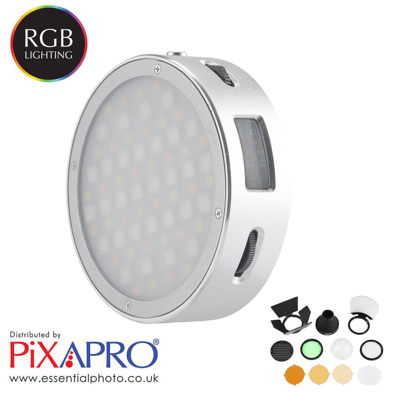 R1 Round RGB Mini Creative LED Light & Accessory Kit 