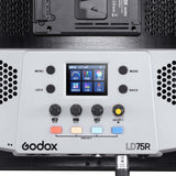 Godox LD75R RGB LED Lighting Panel Silent Lock Modes DMX 2500K and 8500K 75W