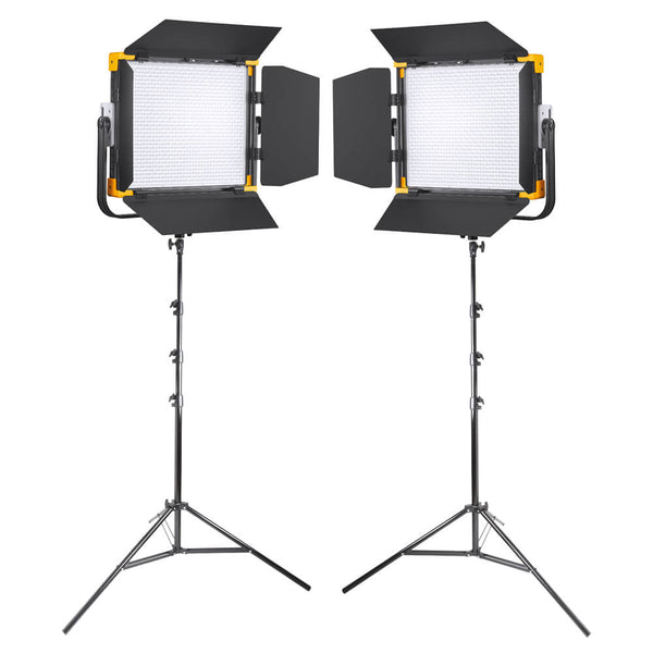 2- Kit LD150RS Bi-Colour RGB LED Panel Light Dimmable - Godox 